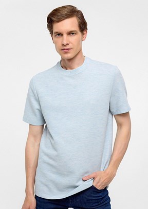 SÜVARİ Mavi Erkek O Yaka T-Shirt