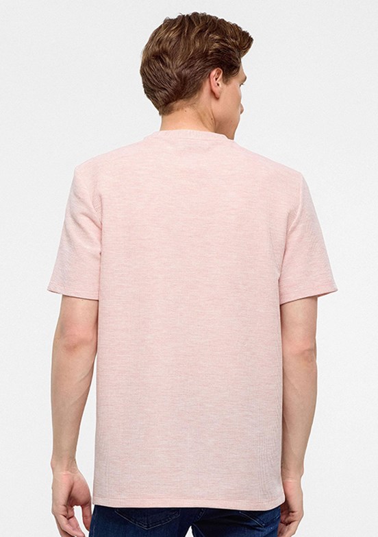 SÜVARİ Pembe Erkek O Yaka T-Shirt