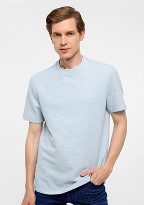 SÜVARİ Mavi Erkek O Yaka T-Shirt
