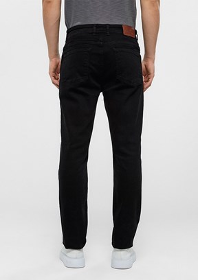 BACKANDBOND - B34T35007 Erkek Siyah Normal Bel Jean Pantolon