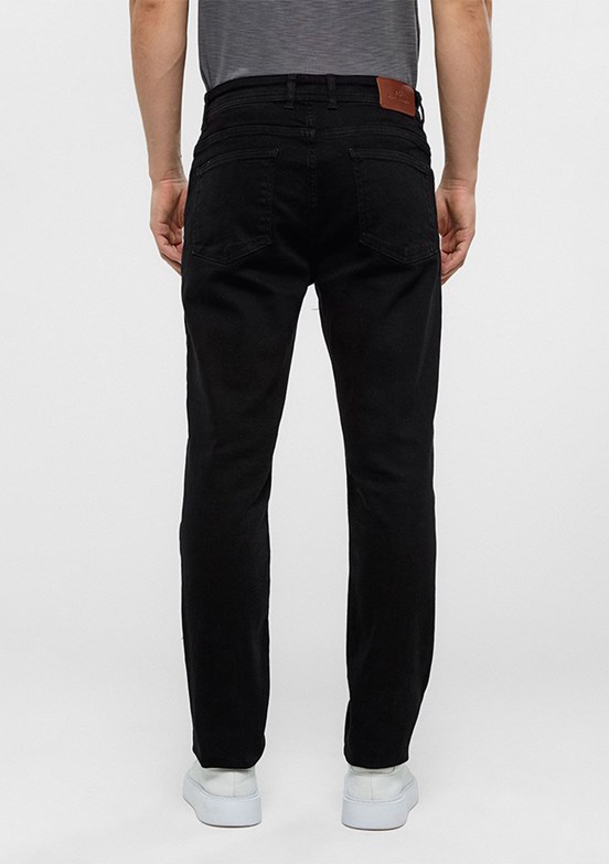 BACKANDBOND - B34T35007 Erkek Siyah Normal Bel Jean Pantolon