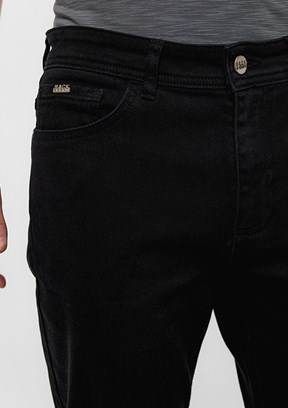 BACKANDBOND - B34T35007 Erkek Siyah Normal Bel Jean Pantolon