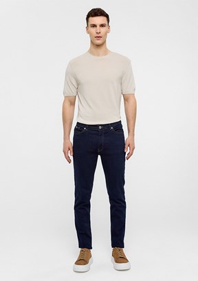 BACKANDBOND - B34T35004 Erkek Mavi Normal Bel Jean Pantolon