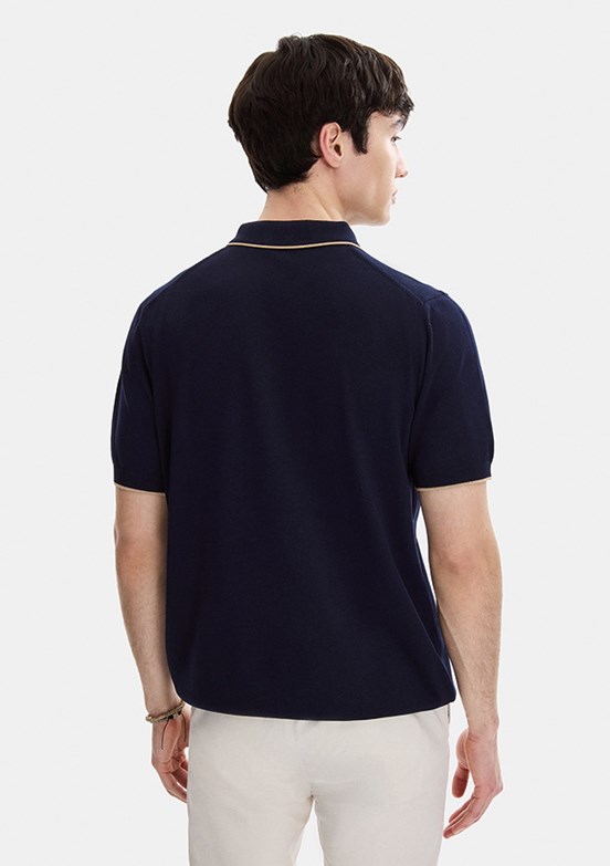 BACKANDBOND - B34T20023 Lacivert Basic T-Shirt
