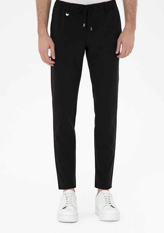 PİERRE CARDİN Siyah Erkek Basic Pantolon