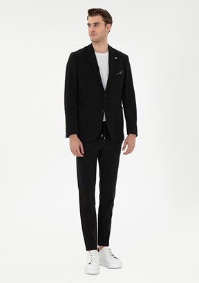 PİERRE CARDİN Siyah Erkek Basic Pantolon