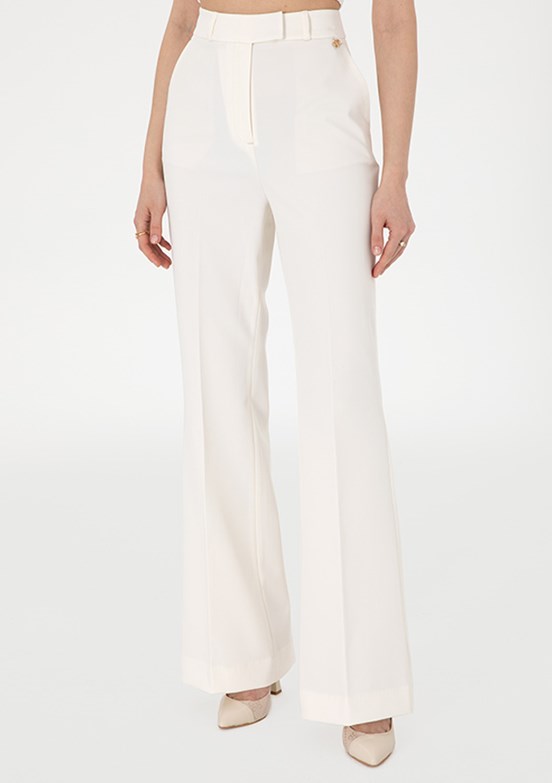 PIERRE CARDIN Beyaz Kadın Basic Pantolon