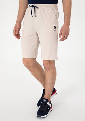 US POLO ASSN Bej Erkek Bermuda Şort