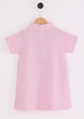 US POLO ASSN Pembe Kız Bebek Basic Elbise