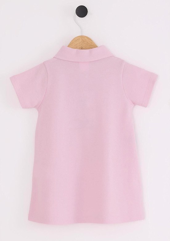 US POLO ASSN Pembe Kız Bebek Basic Elbise