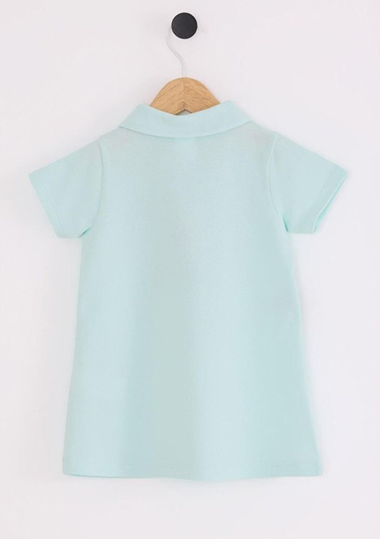 US POLO ASSN Yeşil Kız Bebek Basic Elbise