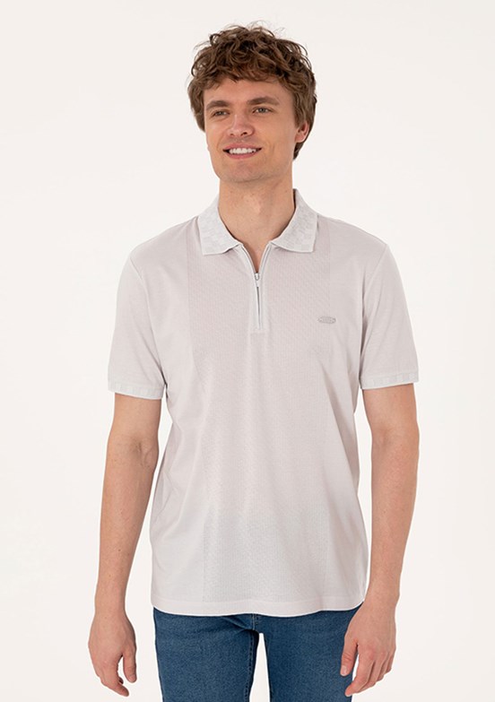 US POLO ASSN Gri Erkek Regular T-Shirt