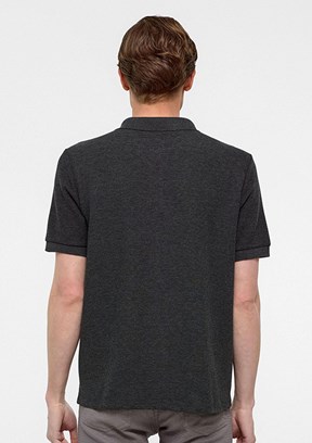 SÜVARİ Antrasit Erkek Polo Yaka T-Shirt
