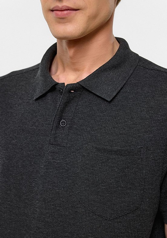 SÜVARİ Antrasit Erkek Polo Yaka T-Shirt