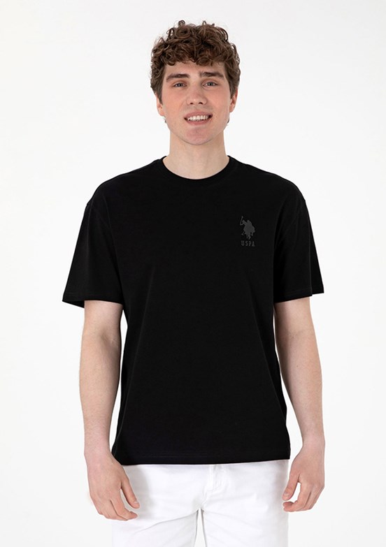 US POLO ASSN Siyah Erkek Comfort T-Shirt