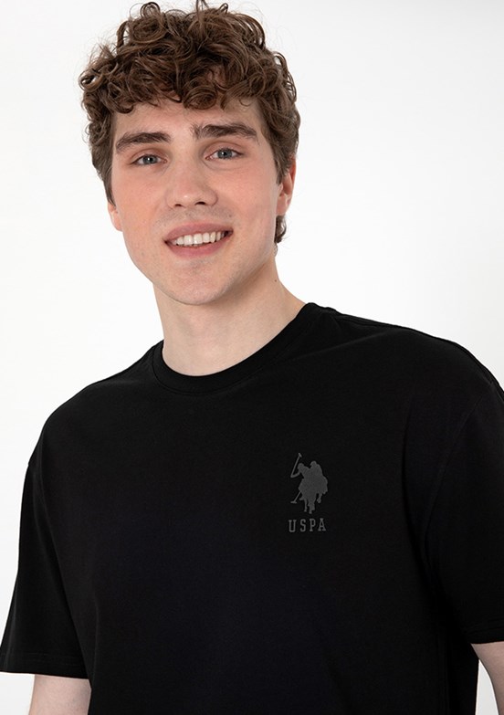 US POLO ASSN Siyah Erkek Comfort T-Shirt