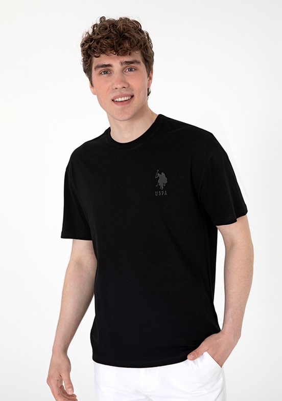 US POLO ASSN Siyah Erkek Comfort T-Shirt