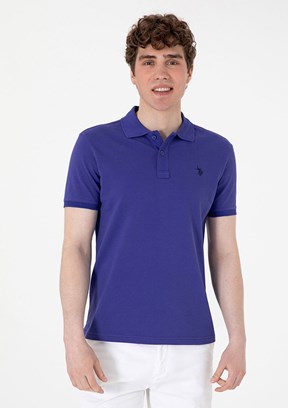 US POLO ASSN Mavi Erkek Basic T-Shirt