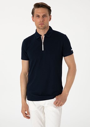 PİERRE CARDİN Lacivert Erkek Slim T-Shirt