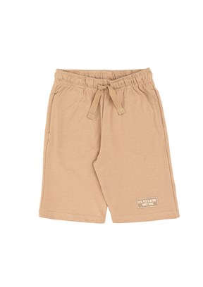 US POLO ASSN Bej Erkek Çocuk Pijama Takımı