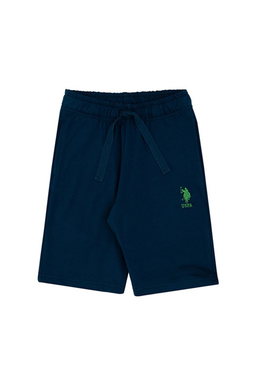 US POLO ASSN Yeşil Erkek Çocuk Şortlu İkili Takım