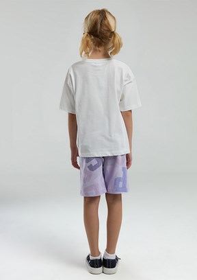 US POLO ASSN Beyaz Kız Çocuk Pijama Takımı