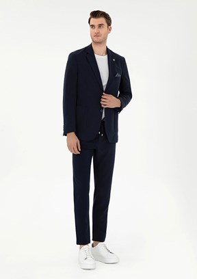 PİERRE CARDİN Lacivert Erkek Regular Pantolon