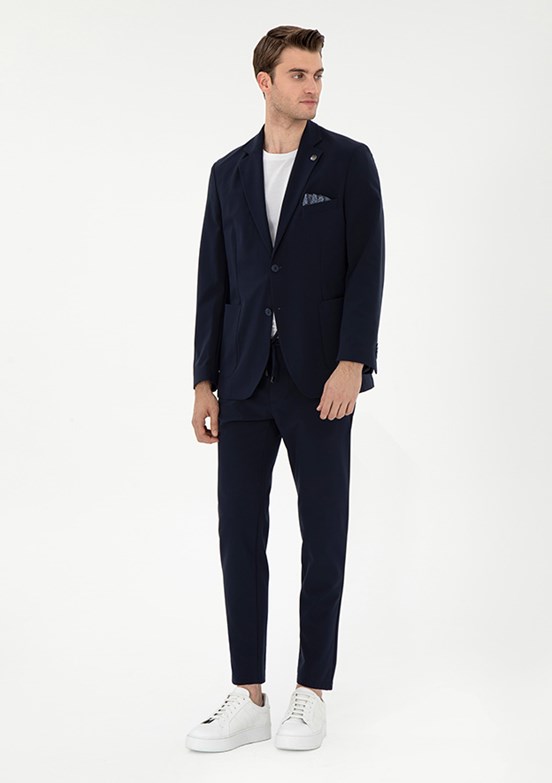 PİERRE CARDİN Lacivert Erkek Regular Pantolon