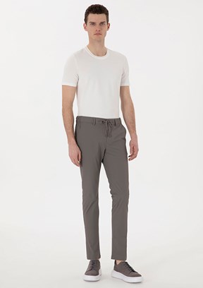 PİERRE CARDİN Bej Erkek Slim Pantolon