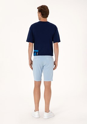US POLO ASSN Mavi Erkek Kapri Şort