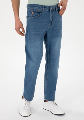 US POLO ASSN Mavi Erkek Slim Jean Pantolon