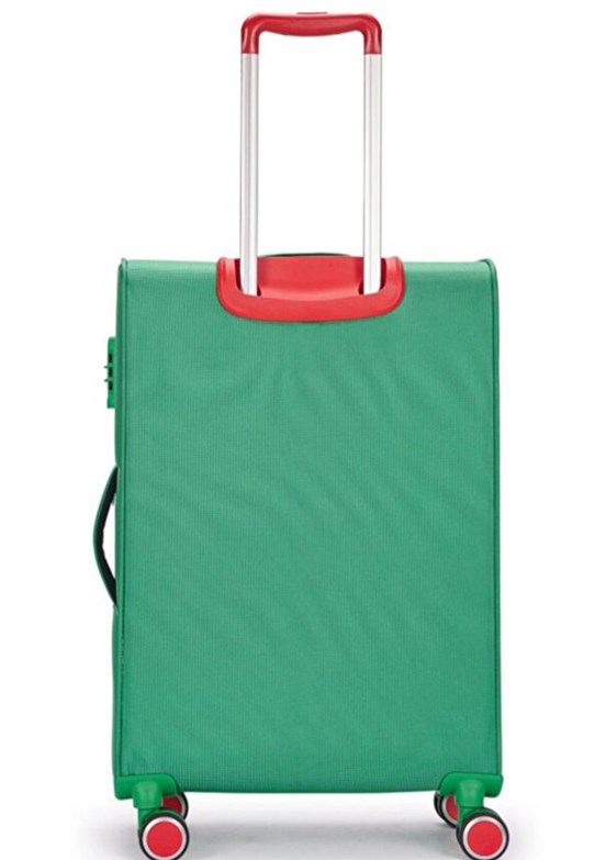 BENETTON Yeşil Unisex Trolley 70 cm Büyük Valiz
