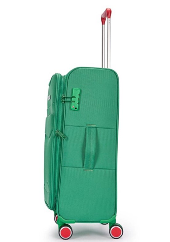 BENETTON Yeşil Unisex Trolley 70 cm Büyük Valiz