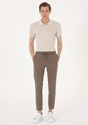 PİERRE CARDİN Bej Erkek Regular Pantolon