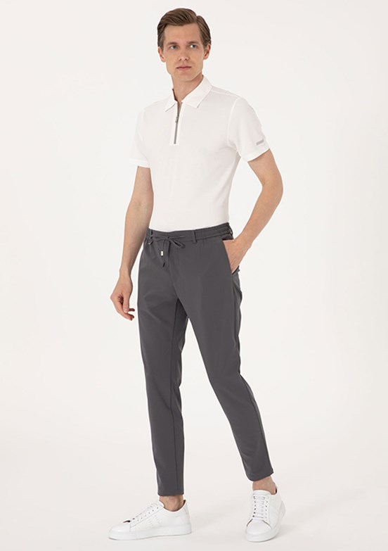 PİERRE CARDİN Antrasit Erkek Regular Pantolon