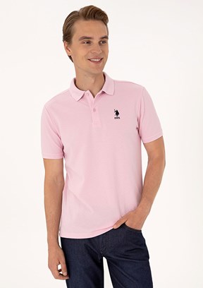 US POLO ASSN Pembe Erkek Regular T-Shirt