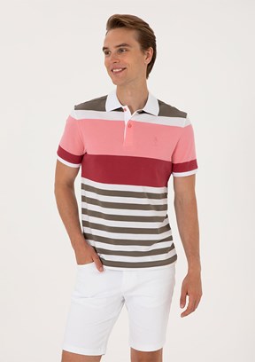 US POLO ASSN Pembe Erkek Regular T-Shirt
