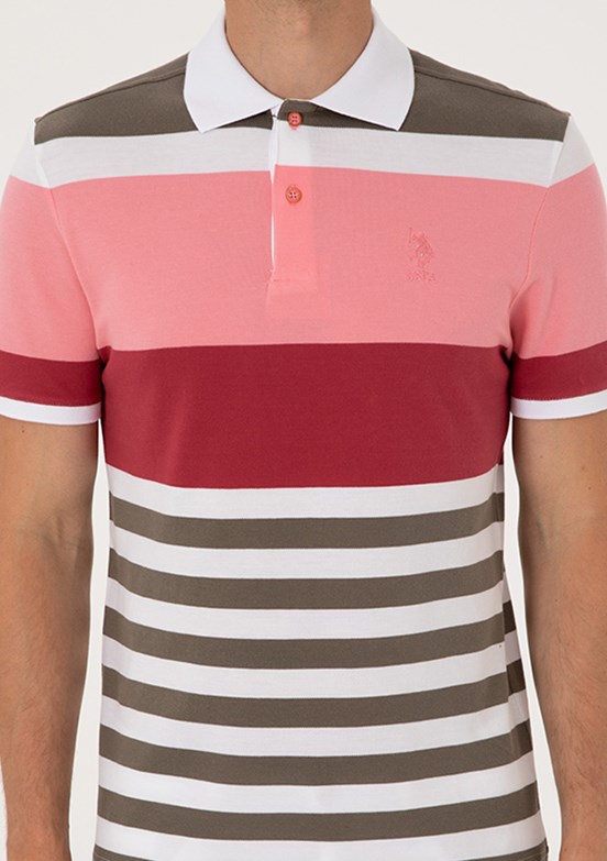 US POLO ASSN Pembe Erkek Regular T-Shirt