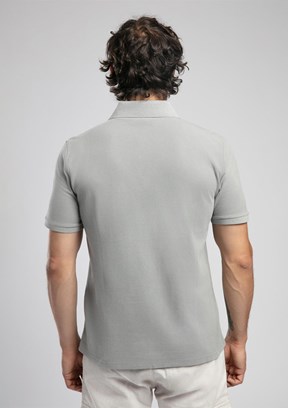 LEE COOPER Mules Gri Erkek Polo Yaka T-shirt