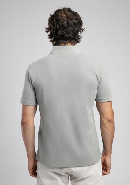 LEE COOPER Mules Gri Erkek Polo Yaka T-shirt