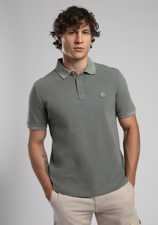 LEE COOPER Mules Haki Erkek Polo Yaka T-shirt