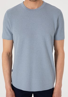 PİERRE CARDİN Mavi Erkek Slim Kazak
