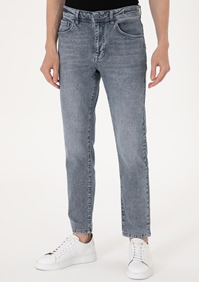 PİERRE CARDİN Mavi Erkek Slim Jean Pantolon