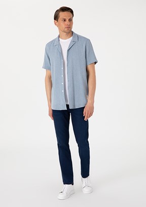 PİERRE CARDİN Lacivert Erkek Straight Jean Pantolon