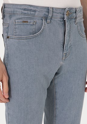 PİERRE CARDİN Mavi Erkek Slim Jean Pantolon