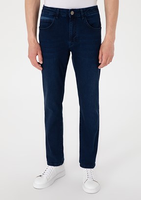 PİERRE CARDİN Lacivert Erkek Straight Jean Pantolon