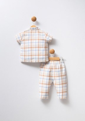 US POLO ASSN Beyaz Kız Bebek Pijama Takımı