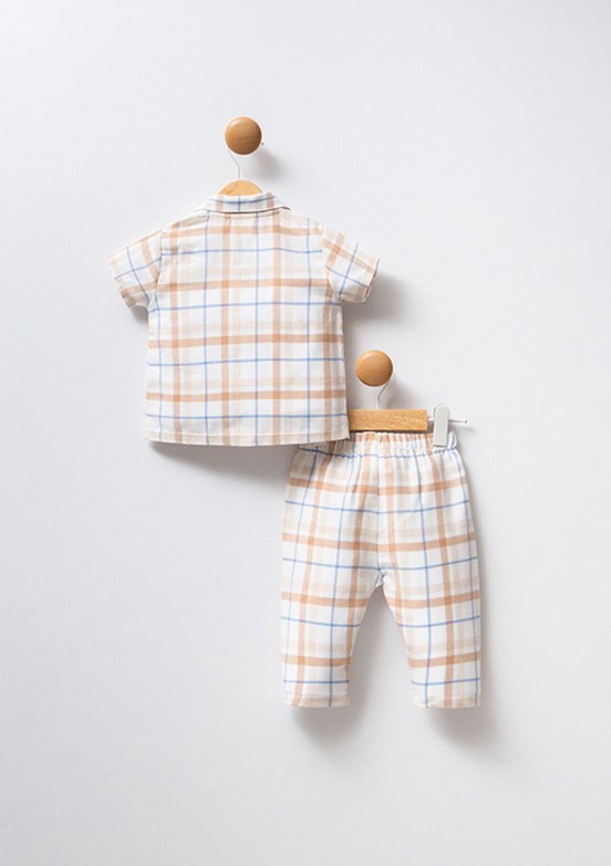 US POLO ASSN Beyaz Kız Bebek Pijama Takımı