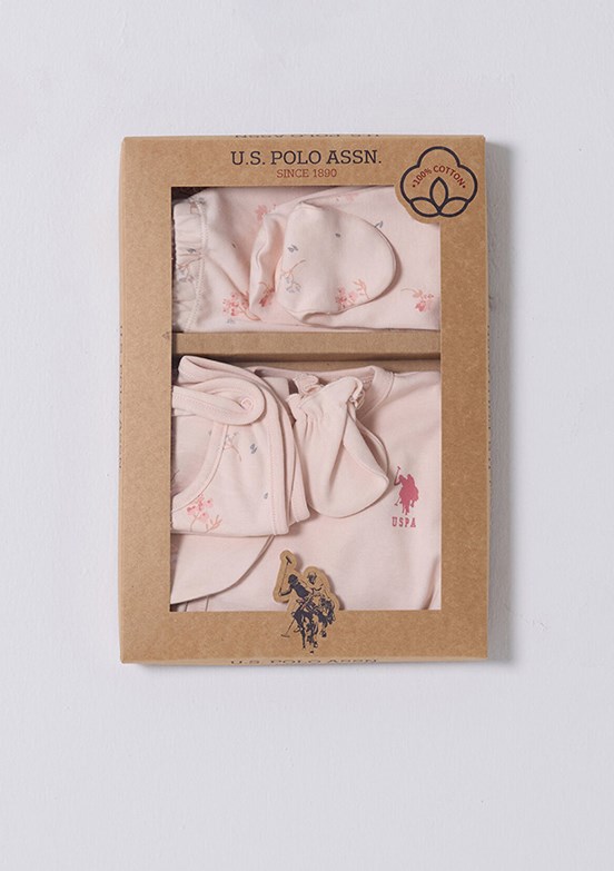 US POLO ASSN Pembe Kız Bebek Hastane Çıkışı