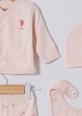 US POLO ASSN Pembe Kız Bebek Hastane Çıkışı